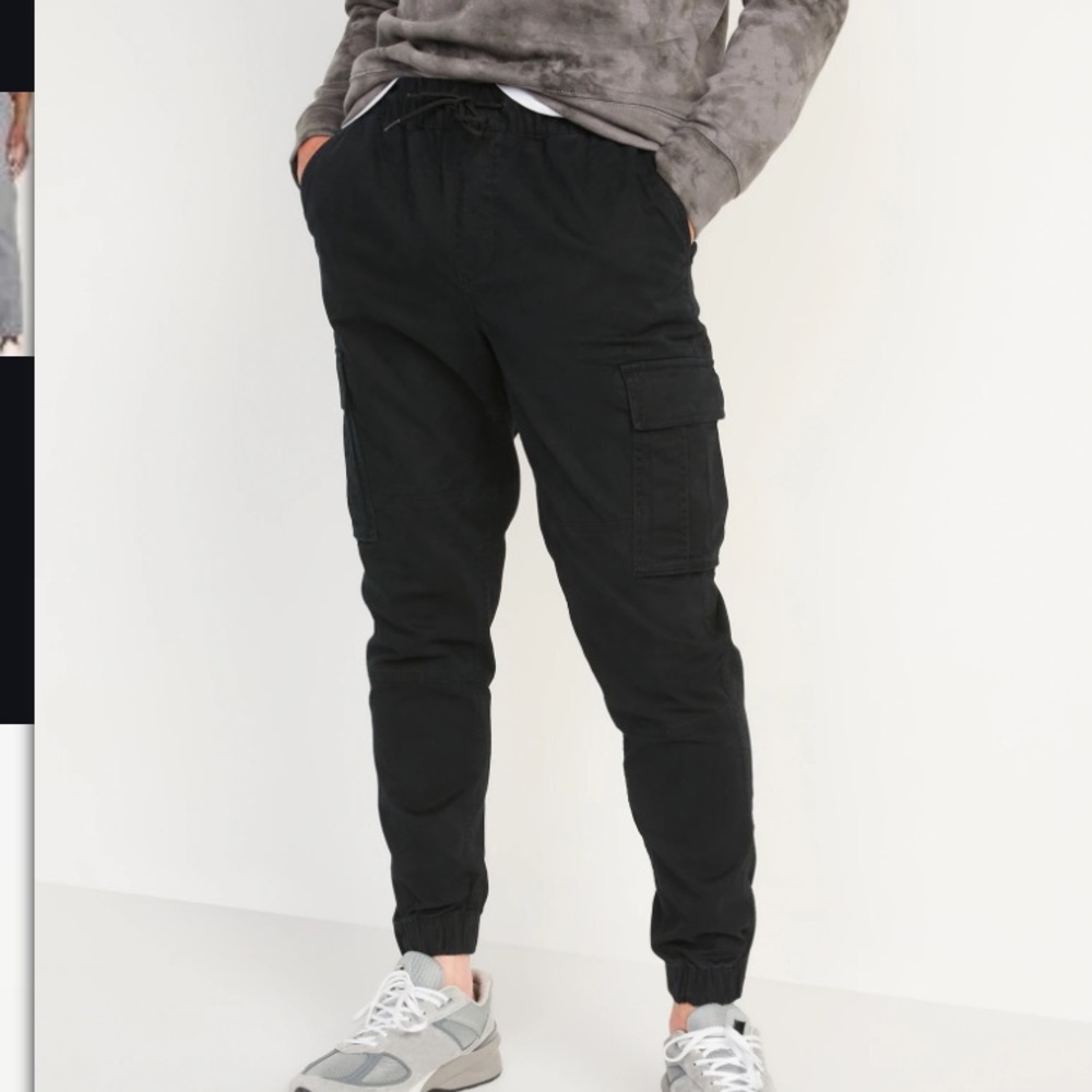 Built-In Flex Modern Jogger Cargo Pants men black